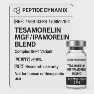 Tesamorelin (5mg) / MGF (500mcg) / Ipamorelin (2.5mg) Blend
